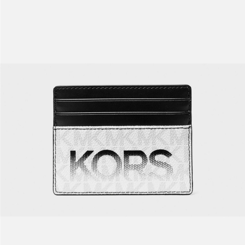 Michael Kors Black and White Logo Card Case (NWT) - Picture 2 of 4